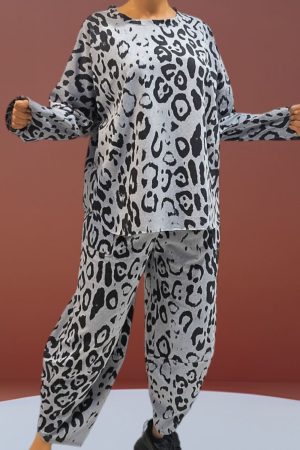 ΣΕΤ<br/><br/><small class="sense_sku">Κωδικός προϊόντος: 4882-animal print γκρι</small>